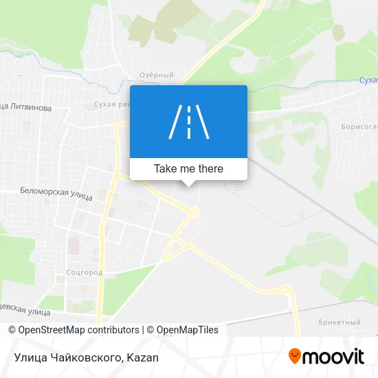 Улица Чайковского map