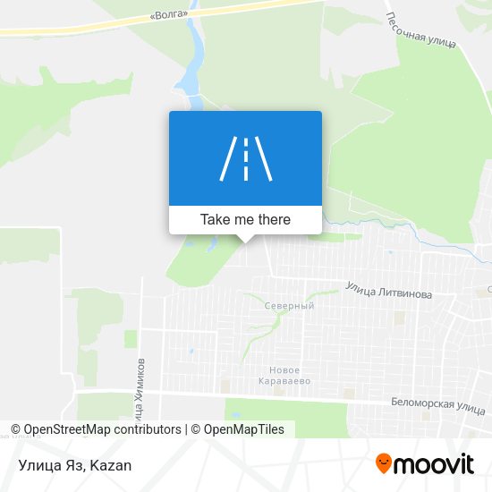 Улица Яз map