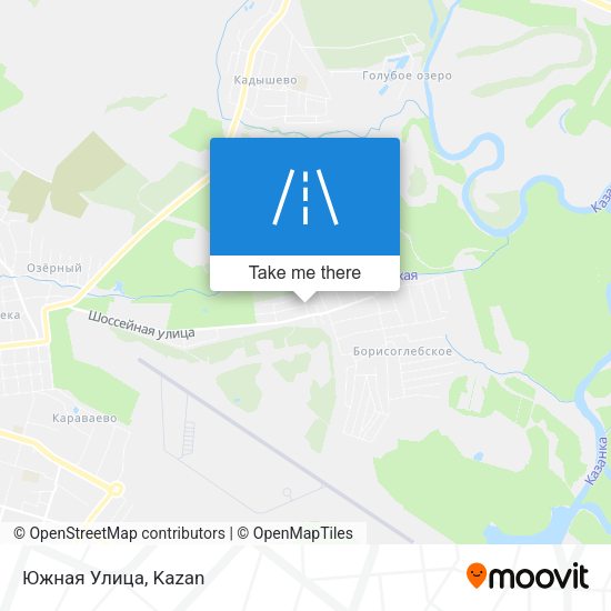 Южная Улица map