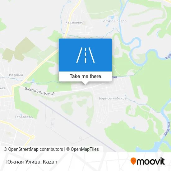 Южная Улица map