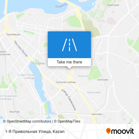 1-Я Привольная Улица map