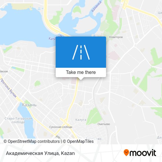 Академическая Улица map