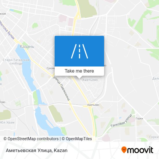 Аметьевская Улица map