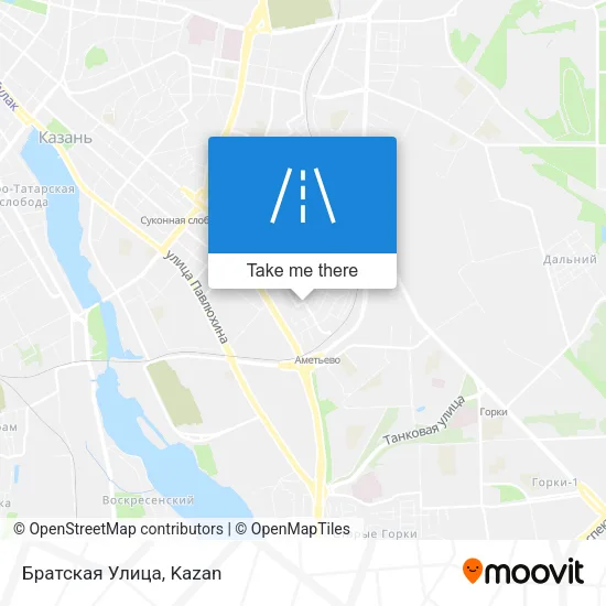 Братская Улица map