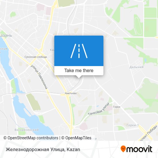 Железнодорожная Улица map