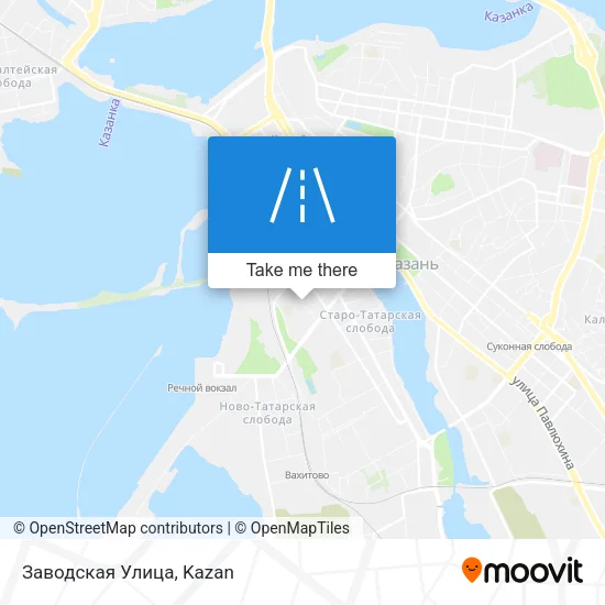 Заводская Улица map