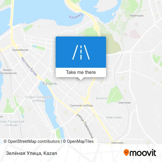 Зелёная Улица map