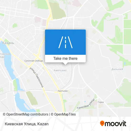 Киевская Улица map