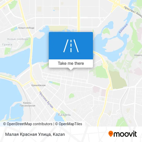 Малая Красная Улица map