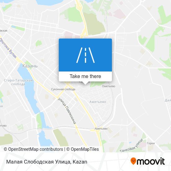 Малая Слободская Улица map