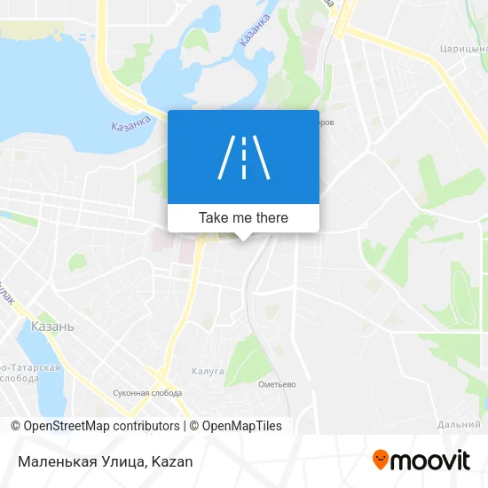 Маленькая Улица map