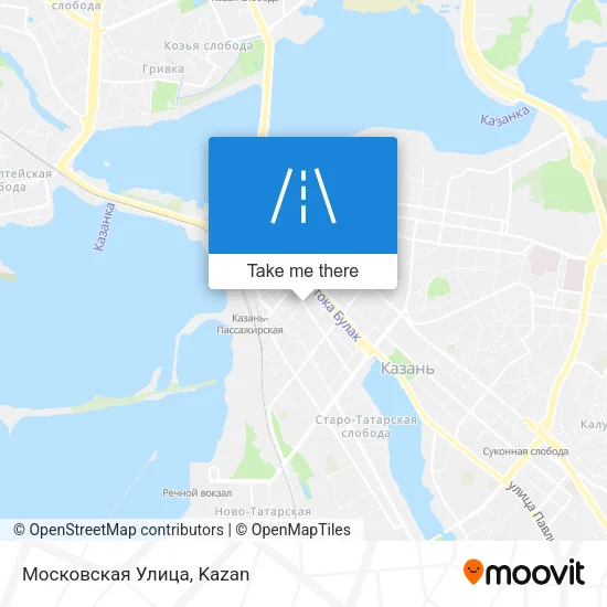 Московская Улица map
