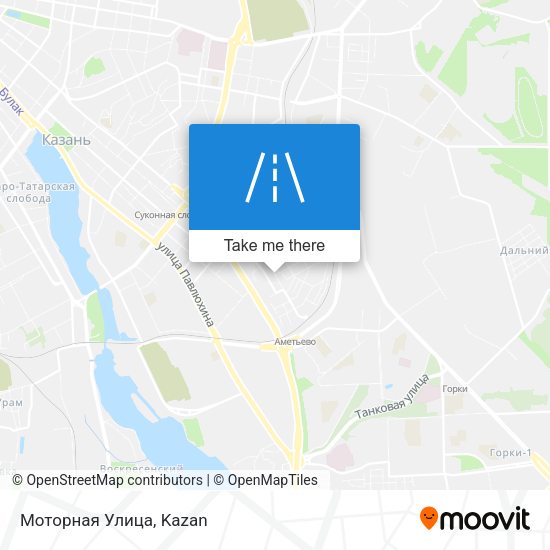 Моторная Улица map