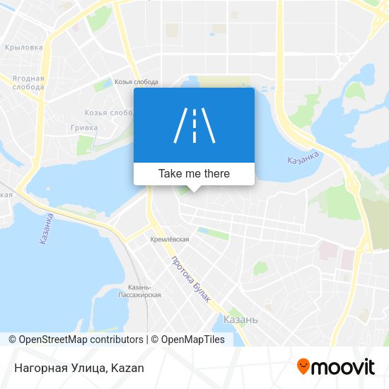 Нагорная Улица map