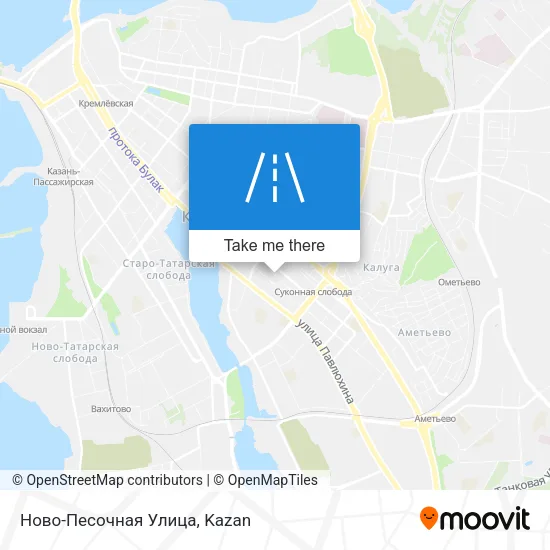 Ново-Песочная Улица map