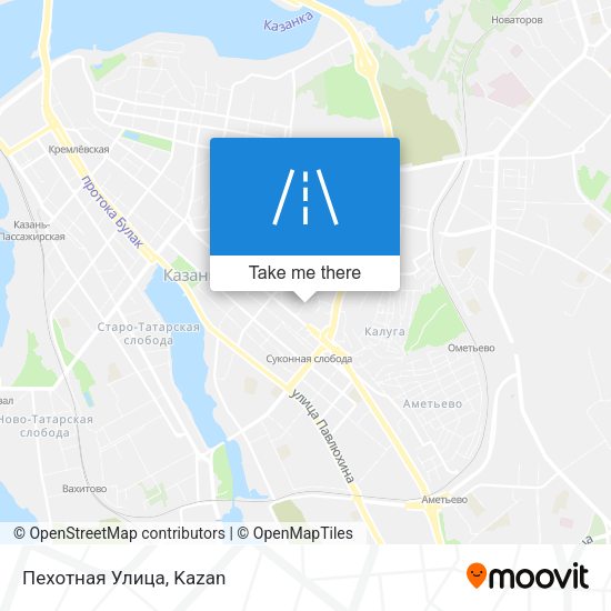 Пехотная Улица map