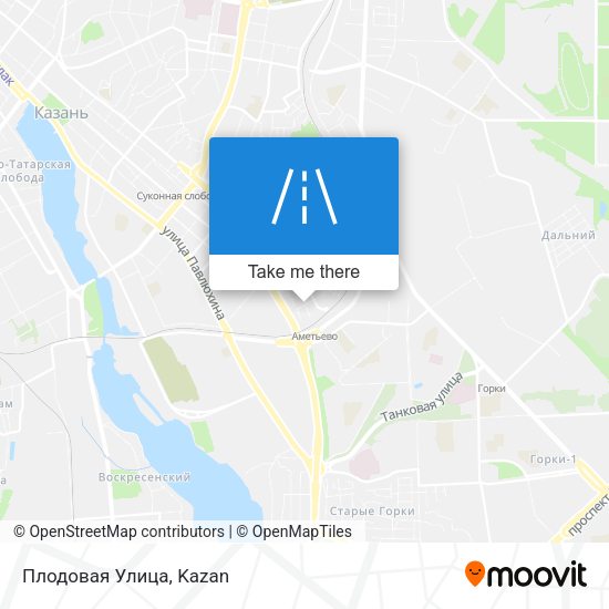 Плодовая Улица map