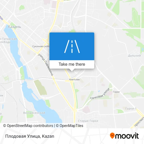 Плодовая Улица map