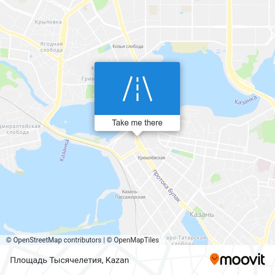 Площадь Тысячелетия map