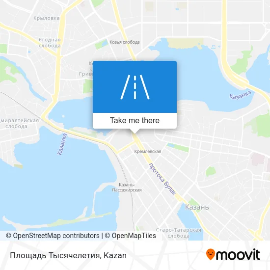 Площадь Тысячелетия map