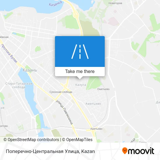 Поперечно-Центральная Улица map