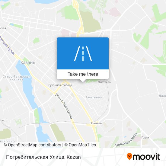 Потребительская Улица map