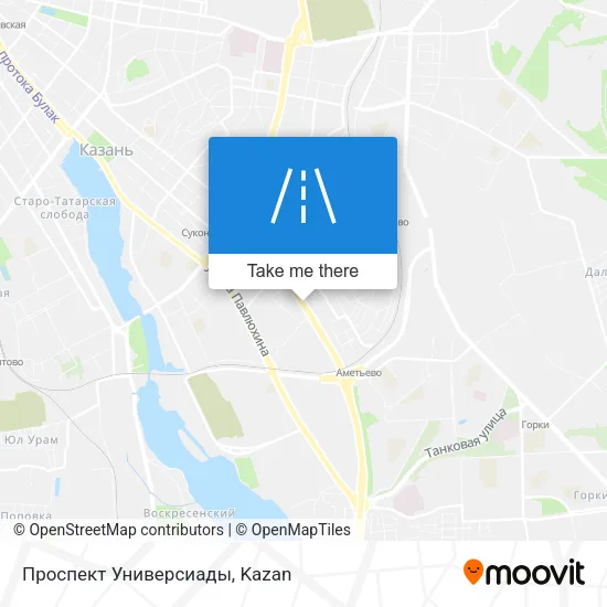 Проспект Универсиады map