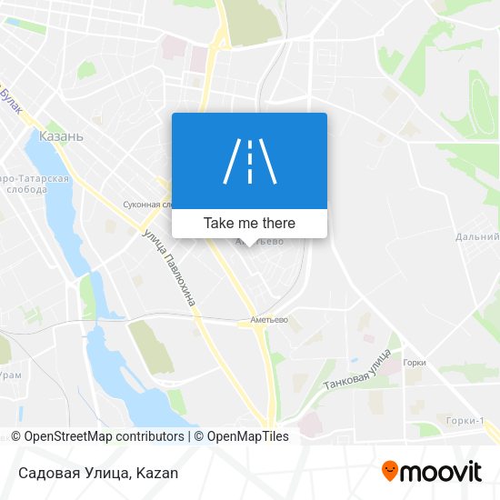 Садовая Улица map