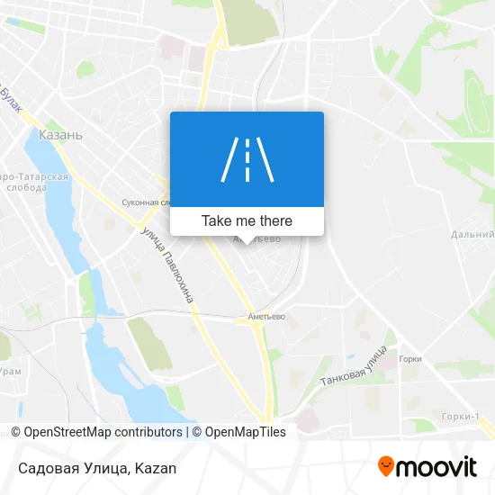 Садовая Улица map