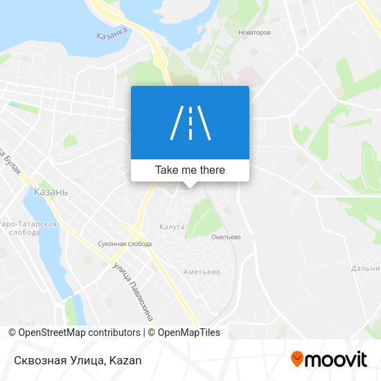 Сквозная Улица map