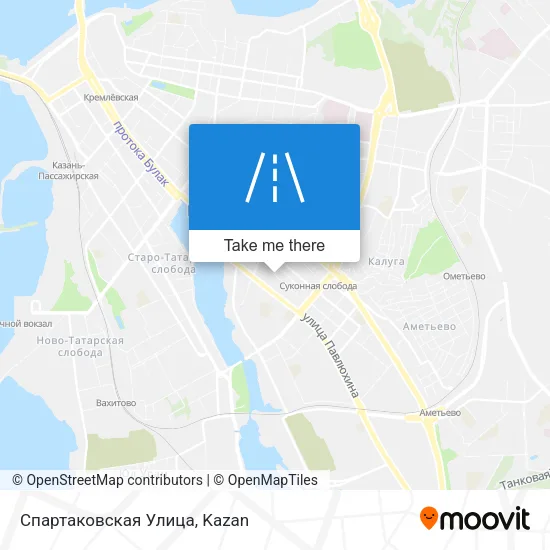 Спартаковская Улица map