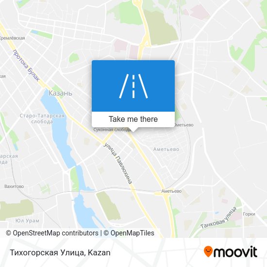 Тихогорская Улица map