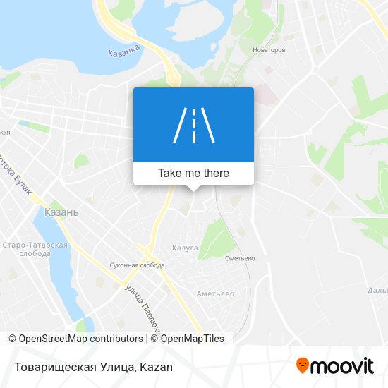 Товарищеская Улица map