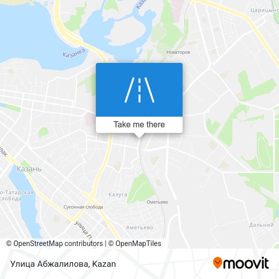 Улица Абжалилова map