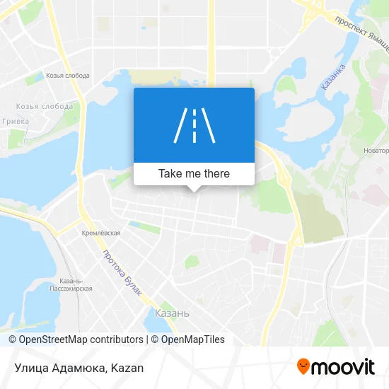 Улица Адамюка map