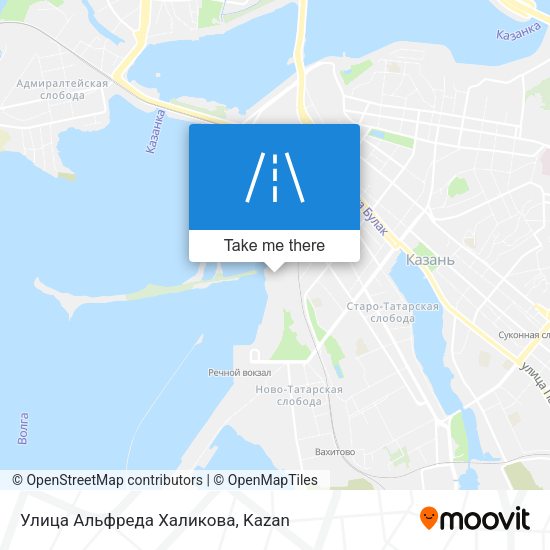 Улица Альфреда Халикова map