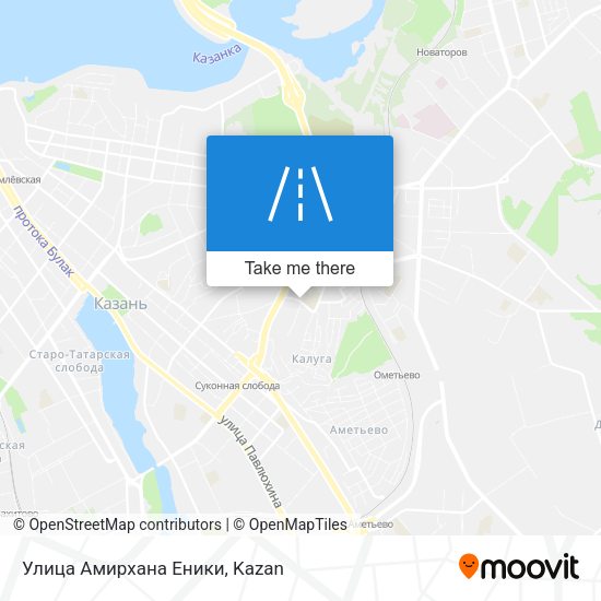 Улица Амирхана Еники map
