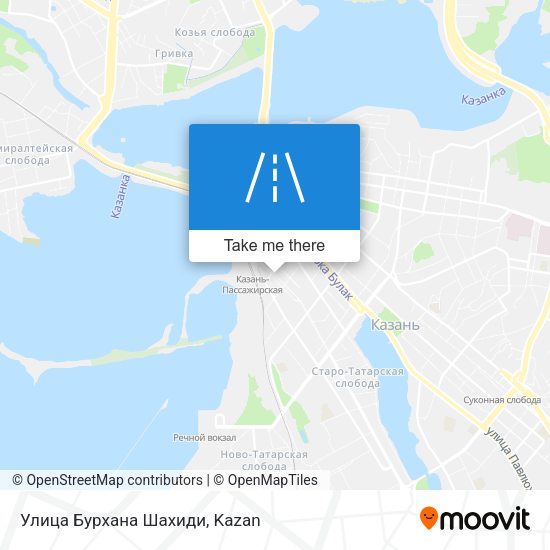 Улица Бурхана Шахиди map
