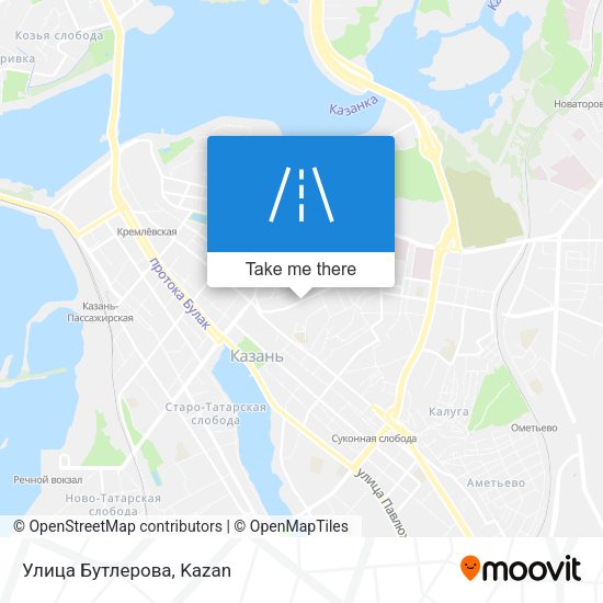 Улица Бутлерова map