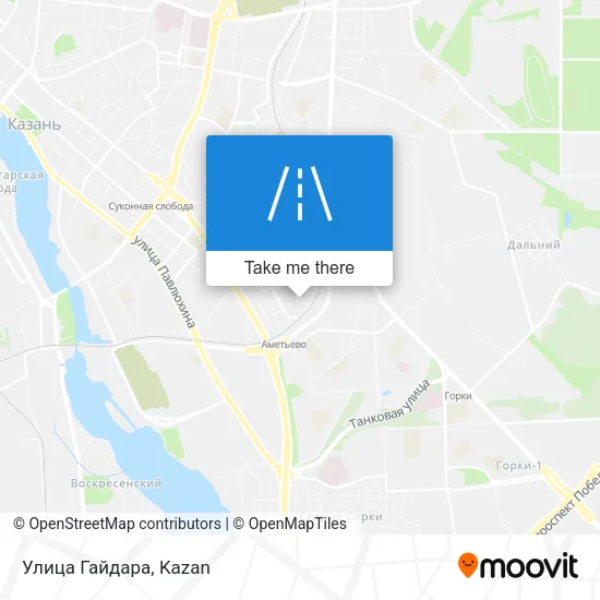Улица Гайдара map
