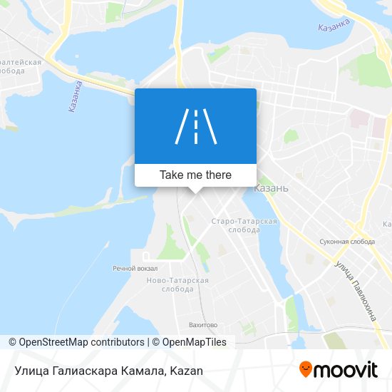 Улица Галиаскара Камала map