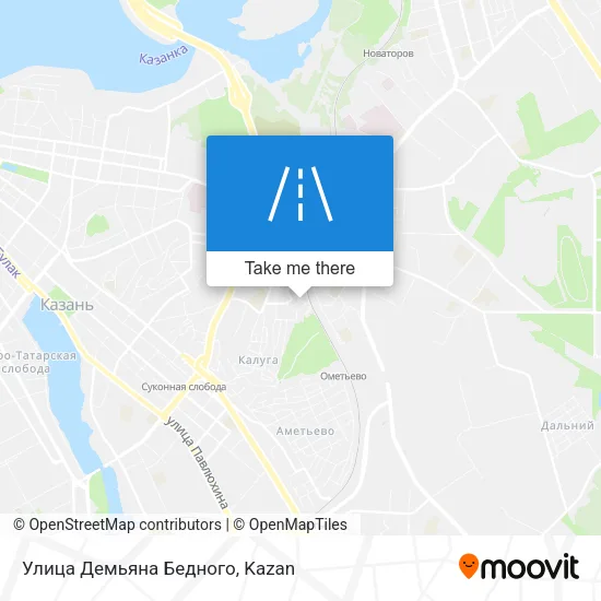 Улица Демьяна Бедного map