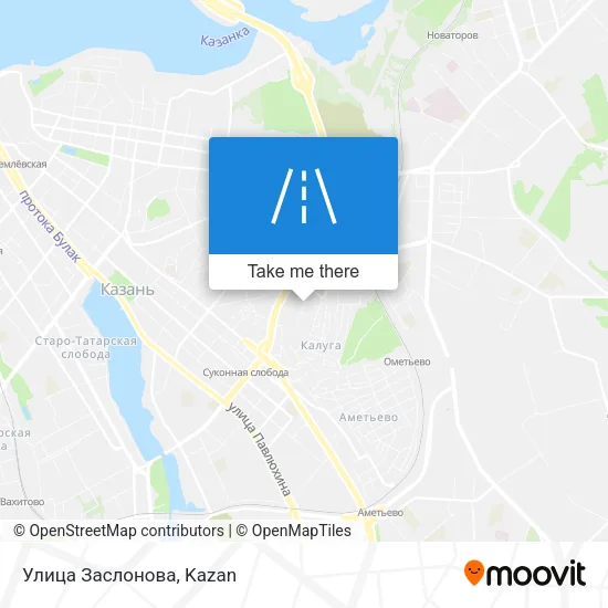 Улица Заслонова map