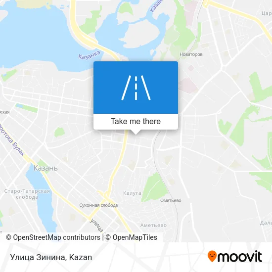 Улица Зинина map