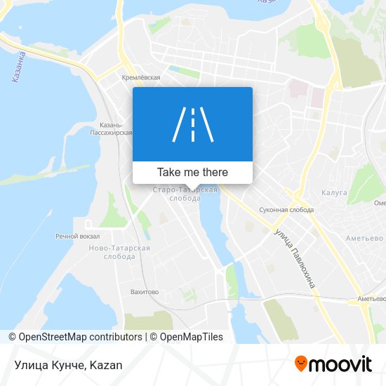 Улица Кунче map