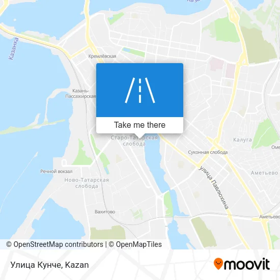 Улица Кунче map