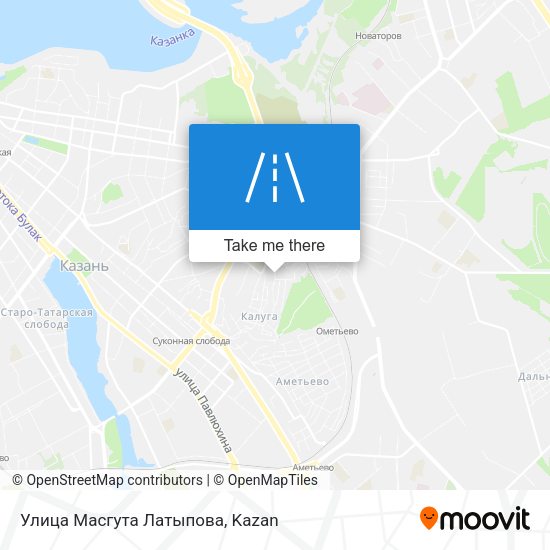Улица Масгута Латыпова map