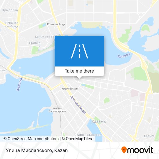 Улица Миславского map
