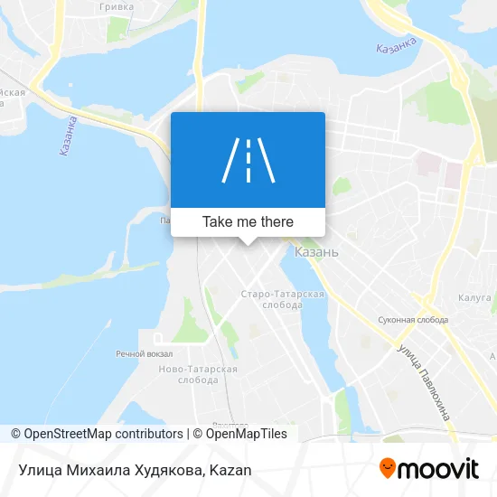 Улица Михаила Худякова map