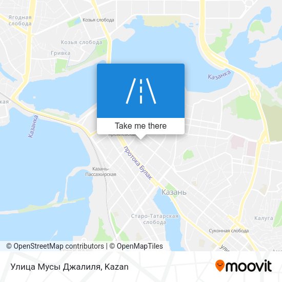 Улица Мусы Джалиля map